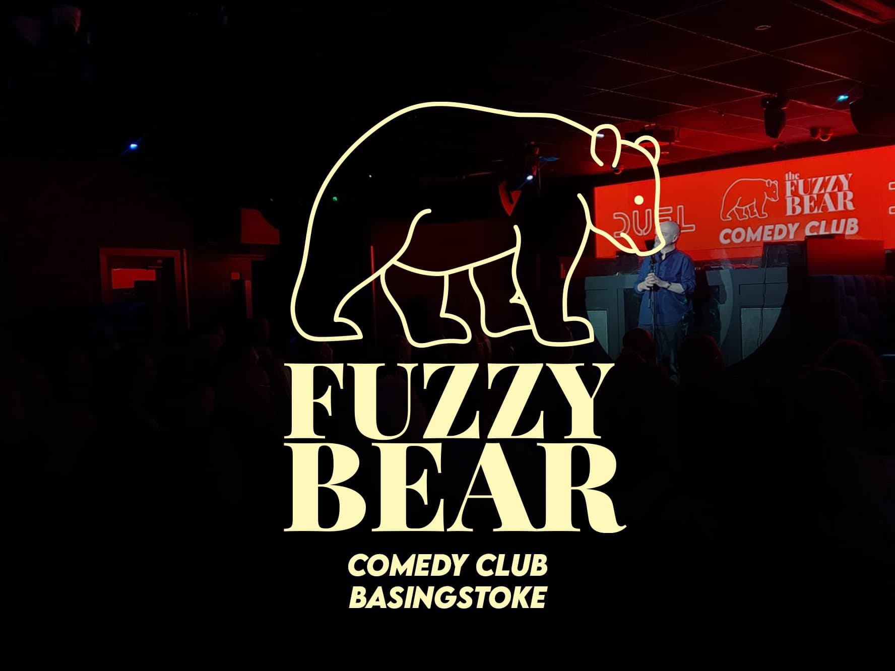 Fuzzy Bear Comedy Club Basingstoke logo